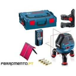 Nível Laser de Linhas Bosch GLL 3-50 + BM1 + LR 2 Professional 0601063803
