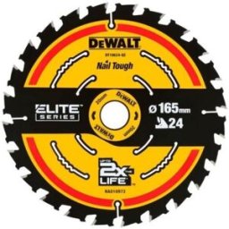 Disco para Serra Circular Portátil 165mmx 20mm 24D Dewalt DT10400-QZ