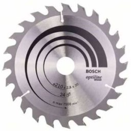 Disco de Serra Circular Madeira Óptica 210mm 24D Bosch 2608640621