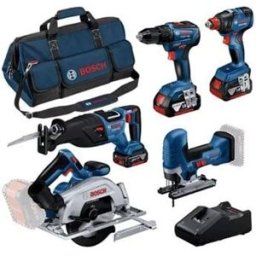 Kit Combo 5 Ferramentas 18V Professional Bosch 0615A5003D
