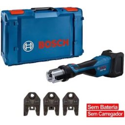 Bosch Professional Máquina Prensar Tubos sem Fio GPT 18V-32 com Kit 3 Mordentes TH(16/20/26)+Mala L-BOXX 238