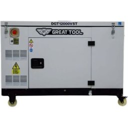 Gerador Diesel Silencioso 11,4kVA FullPower c/radiador Great Tool DGT12000VST