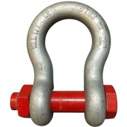 MANILHA FERRADURA COM PORCA 1.1/2"-17 TON Macfer 703.0163
