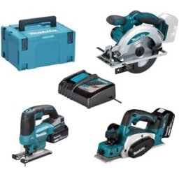 Kit Combo 18V DKP180Z + DJV184Z + DSS610Z Makita DKP180PRO1