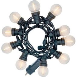 10 Lâmpadas LED 5m 230V Extensível IP44 P45 Xanlite GRL512VBP45F