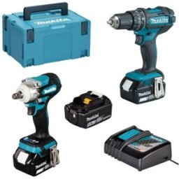 Berbequim DHP482Z + Chave de Impacto DTW300Z Makita DHP482PRO13