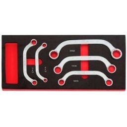 Módulo 5 chaves luneta curva estriada 8-22mm Kroftools 8596