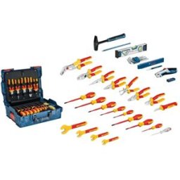Kit Ferramenta Manual para Electricista com 37 undidades + Mala L-BOXX 136 Bosch 1600A02NG4