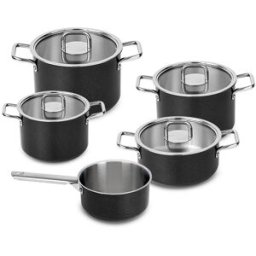 CONJUNTO 5 PEÇAS SILAMPOS COMFORT GLASS BLACK