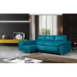Sofá Chaise Longue BEJA Sofás Material/Cor Tecido: Tecido Queens Cor Dark Grey