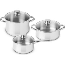 Conjunto 3 Peças Silampos LOW COST CLASSIC GLASS