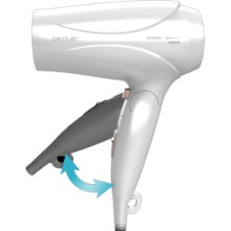 SECADOR DE CABELO CECOTEC - BAMBA IONICARE TRAVELWHITE