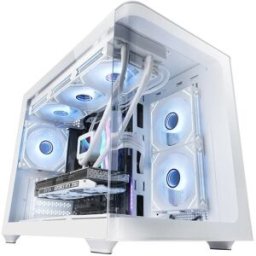 MARS-GAMING Caixa Micro-ATX MC-FUSION Vidro Temperado (Branco) - MARS GAMING