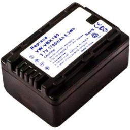 Bateria Compatível VW-VBK180, VW-VBK180GK, VW-VBK180-K, VW-VBL090, etc Panasonic (1700mAh)