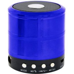 Coluna Mini Portátil Bluetooth (Azul) - GEMBIRD