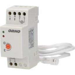 Sensor Crepuscular c/ Sonda Externa para Calha DIN (220VAC 3000W) - ORNO