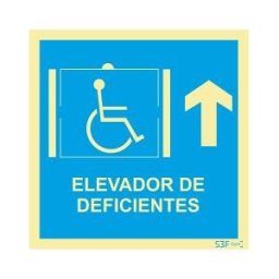 Sinal de Informação - Alumínio (0.8mm espessura) 150x150mm