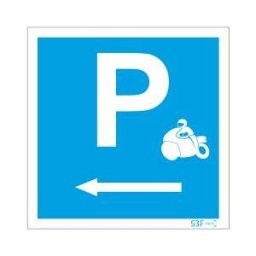 Sinais de Parque de Estacionamento - Alumínio (0.8mm espessura) 600x600mm