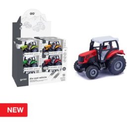 Trator 4 Sort. Pull Back 1:43 DIS-24 - GIROS