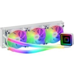 Water Cooler CPU MLULTRA360W ARGB Infinity Mirror 120mm (Branco) - MARS-GAMING