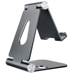 Suporte de Mesa M Ajustável p/ Smartphone/Tablet´s (Cinzento) - AISENS