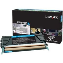 Toner C748 DE / DTE / E Ciano (10000 páginas) - LEXMARK