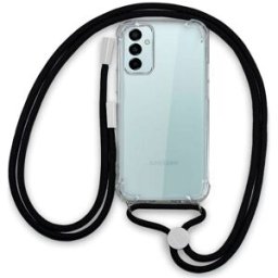 Capa c/ Cordão p/ Samsung M236 Galaxy M23 5G (Preto) - COOL