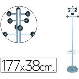 Cabide Sie Metalico 626 c/ Porta Guarda Chuva 8 Suportes 1,77X38 cm