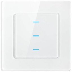 Interruptor Inteligente N-TS10-W3 3 Canais WiFi Tuya (Branco) - AVATTO