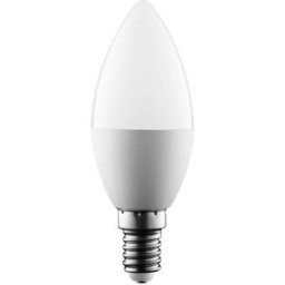 AIGOSTAR Lampada LED Opalina 220V E14 6W Branco Q. 3000K 510Lm
