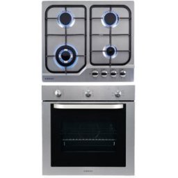 Pack Forno Elétrico 70L + Placa a Gás 4 Zonas (Preto) - JOCEL