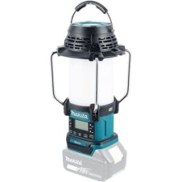 Rádio a Bateria Portátil c/ Bluetooth e Lanterna DMR056 (Preto/Azul) - MAKITA