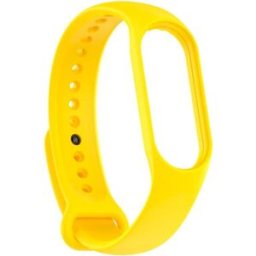 Pulseira Silicone Compatível c/ Xiaomi Mi Band 7 (Amarelo)