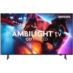 Smart TV QD MiniLED 55" 55MLED910/12 4K Ultra HD Ambilight (Preto) - PHILIPS