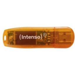 Pen Drive USB2.0 64GB Rainbow (Laranja) - INTENSO