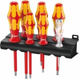 Conjunto de Chaves de Fendas 160i/7 Rack (7 Peças) - WERA