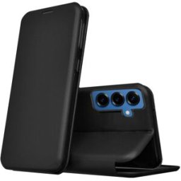 Capa Flip Cover p/ Samsung S926 Galaxy S24 Plus / S25 Plus Elegance Preto - COOL