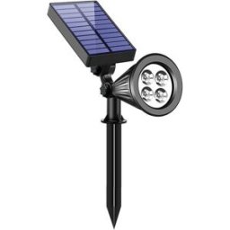 Projetor LED Solar t/ Estaca 3W 4200K 250Lm Alezu (IP67) - GSC
