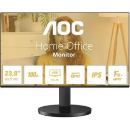 Monitor IPS LED 23.8" 24B3HA2 Full HD 16:9 100Hz Adaptive-Sync (Preto) - AOC