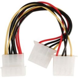 Cabo em "T" p/ Fonte Alimentação PC (15cm)