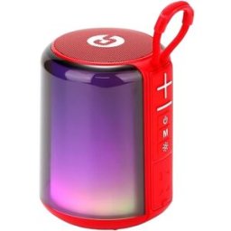 Coluna Portátil Bluetooth Light Boom 5W c/ Rádio FM (Vermelho) - COOLSOUND