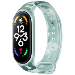 Pulseira Silicone Camuflagem Original p/ Xiaomi Mi Band 7 (Verde) - XIAOMI