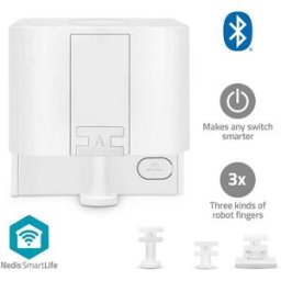Pressionador de Botão Inteligente Smart Finger Robot Bluetooth (Branco) - NEDIS