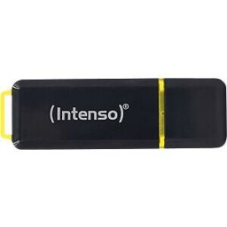 Pen Drive USB 3.2 High Speed Line 256GB (Preto/Amarelo) - INTENSO