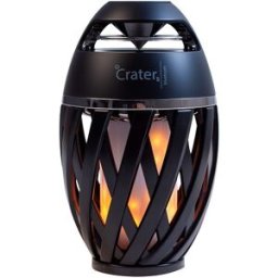 Coluna Portátil Bluetooth 5W RMS c/ LED (Imitação Chama/Vela) - ORAVA