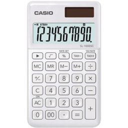 Calculadora de Bolso 10 Digitos (Branco) - CASIO