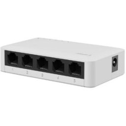 Switch de Rede NSW-G5-01 5portas Gigabit Lan Rj45 (Branco) - GEMBIRD