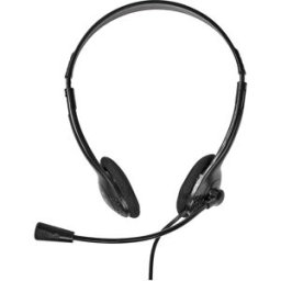 Auscultadores Headset USB c/ Micro (Preto) - NEDIS