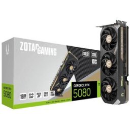 Placa Gráfica Gaming NVIDIA GeForce RTX 5080 "Blackwell" Solid Core OC 16G GDDR7 DLSS4 - ZOTAC