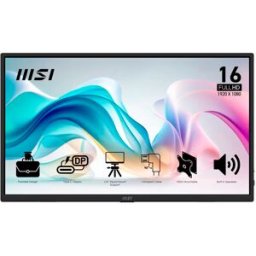 Monitor Portátil PRO IPS 15.6" MP165 E6 W-LED Fll HD 16:9 60Hz (Preto) - MSI